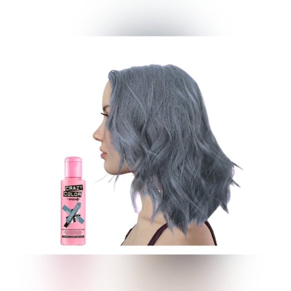 Crazy Color 4x graphite gray of 100ml bottles VEGAN - Picture 3 of 9